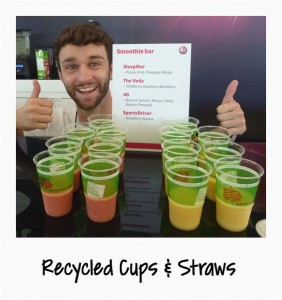Recycled Cups & Straws